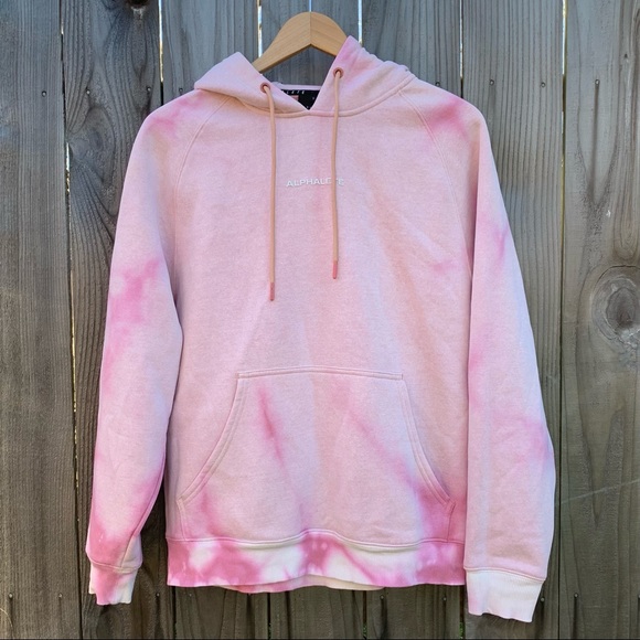 Alphalete Other - ALPHALETE Pink Tie Dye Hoodie Sweatshirt size S